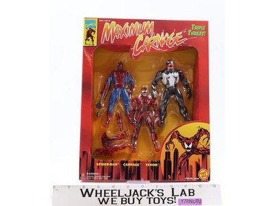 Maximum Carnage Triple Threat! Marvel Comics 1994 Toybiz 5" Figures NEW SEALED