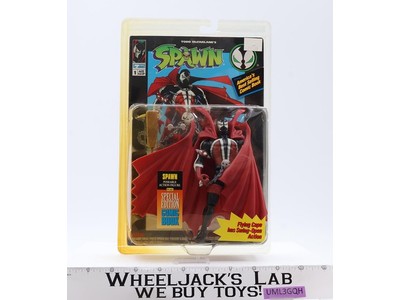 Spawn Flying Cape + Comic Book Spawn 1994 Todd Toys Action Figure NEW SEALED
