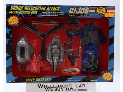 Cobra Helicopter Attack Deluxe Mission Gear Hall of Fame GI Joe 1993 Hasbro NEW
