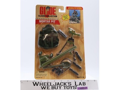 Mortar Pit Mission Gear GI Joe Classic Collection 1996 Kenner NEW 12" Figure