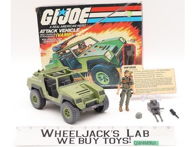 VAMP W/ Clutch 100% Complete GI Joe 1982 Hasbro Vintage Action Figure Vehicle