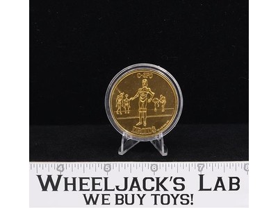 C-3PO Droids Series Collectors Coin 1985 Star Wars Kenner Vintage
