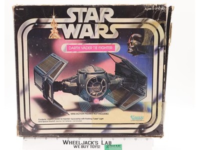 Darth Vader Tie Fighter 100% Complete W/ Box Star Wars 1978 Kenner Vehicle