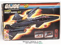 Cobra Night Raven S3P W/Strato-Viper Complete W/Box G.I. Joe 1986 Hasbro Vintage