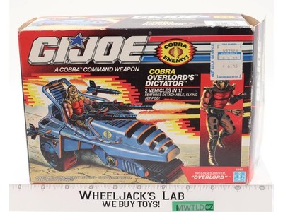 Cobra Overlord's Dictator 100% Complete GI Joe 1989 Action Figure Vehicle