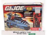 Cobra Overlord's Dictator 100% Complete GI Joe 1989 Action Figure Vehicle