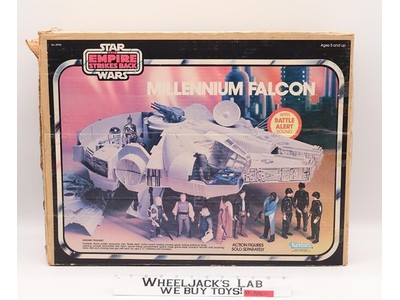 Millennium Falcon WORKS 100% Complete W/Box Star Wars 1979 Kenner Vehicle