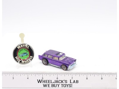 Classic Nomad Purple w/White Int 1969 1970 Redline Hot Wheels Mattel w/Button