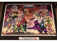 Eternia Poster 32 x 23 Masters of the Universe MOTU 1986 Mattel Filmation