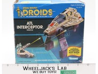 ATL Interceptor 100% Complete W/ INSERT Star Wars Droids 1985 Kenner Vehicle