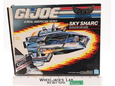 Sky Sharc 100% Complete GI Joe Sky Patrol 1989 Hasbro Action Figure Vehicle