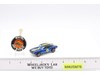 Custom Camaro Blue w/ Black Roof 1967 1968 Hot Wheels Mattel RL w/ Button