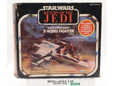 Battle Damaged X-Wing 100% Complete W/Box Star Wars 1977 Kenner Vintage