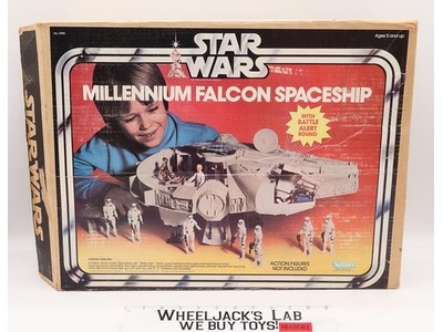 Millennium Falcon WORKS 100% Complete W/Box Star Wars 1979 Kenner Vehicle