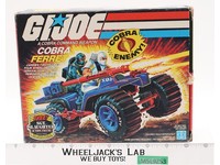 Cobra Ferret ATV Vehicle 100% Complete W/Box GI Joe 1985 Action Figure Vintage