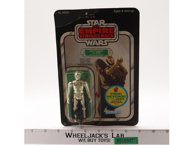 C-3PO Removable Limbs 48 Back-C Star Wars ROTJ 1983 Kenner NEW MOSC SEALED