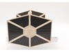White Imperial Tie Fighter 100% Complete Star Wars 1978 Kenner Vehicle