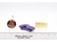Custom Camaro Purple 1968 Hot Wheels Mattel Vtg Redline w/ Button