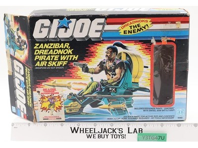 Dreadnok Air Skiff 100% Complete W/Box GI Joe 1987 Vintage Action Figure Vehicle