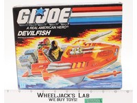Devilfish Vehicle 100% Complete W/Box GI Joe 1986 Hasbro Action Figure Vehicle
