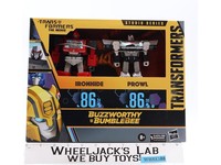 Ironhide & Prowl Transformers Buzzworthy Bumblebee Studio Series Hasbro NEW MISB