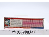 Mirage Action Figure Tech Spec 1984 Hasbro G1 Transformers