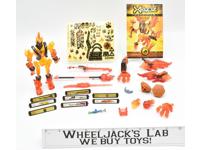 Inferno Fury W Helix Xevoz Hasbro 2003 Loose Toy Figure Build Kit