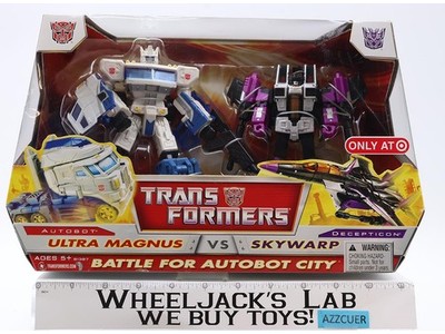 Ultra Magnus vs Skywarp Transformers Battle For Autobot City Hasbro NEW SEALED
