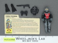 Cobra EEL V1 G.I. Joe 1985 Hasbro Action Figure
