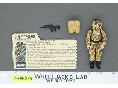 Dusty V1 G.I. Joe 1985 Hasbro Vintage Action Figure