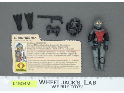 Cobra EEL V1 G.I. Joe 1985 Hasbro Action Figure
