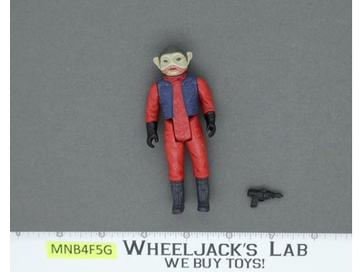 Nien Nunb 100% Complete Star Wars ROTJ 1983 Kenner Vintage Figure NO REPRO