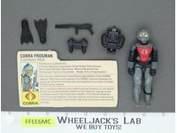 Cobra EEL V1 G.I. Joe 1985 Hasbro Action Figure