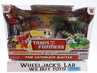 Optimus Prime vs Megatron Ultimate Battle Transformers Classics Hasbro NEW MISB