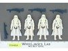 Lot of 4 Imperial Hoth Stormtroopers Complete Star Wars ESB 1980 Kenner NO REPRO