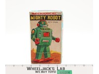 Mechanical Mighty Robot with Spark W/ Box SY Japan Wind-Up Robot Vintage