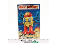 Battery Operated Sky Robot W/ Box 1960s Horikawa Japan Vintage Robot