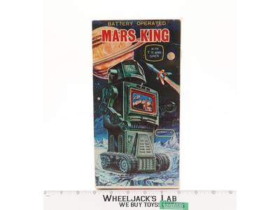 Mars King (Fly Eye) Battery Operated W/ Box 1960s Horikawa Vintage Tin Robot