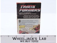 G2 Transformers German/English European Catalog Predators Turbomasters 1991