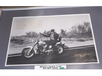 Ultimate Warrior on Motorcycle WWF Wrestling 1990s Poster 36x24