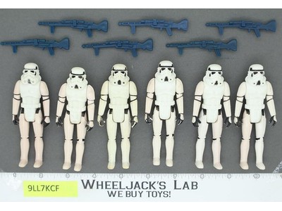 Lot of 6 Star Wars Imperial Stormtroopers 1980s Kenner Vintage Action Figures