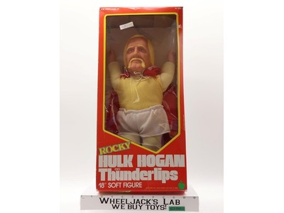 Hulk Hogan as Thunderlips Rocky III Movie 1985 Appleworks 18" Plush Doll Vintage
