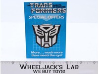 S.T.A.R.S. Special Offer G1 Transformers 1986 Vintage Robots In Disguise
