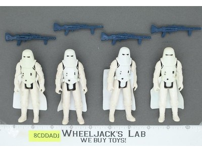 Lot of 4 Imperial Hoth Stormtroopers Complete Star Wars ESB 1980 Kenner NO REPRO