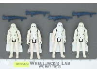 Lot of 4 Imperial Hoth Stormtroopers Complete Star Wars ESB 1980 Kenner NO REPRO