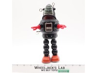 Robby Robot Action Planet Space Robot 1960s KO Yoshiya Vintage Wind-Up Tin Toy