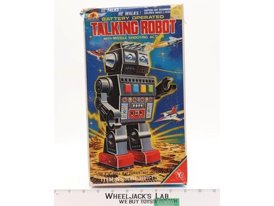 No. 36014 Battery Operated Talking Robot 1970s Yonezawa Japan Vintage Robot