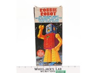 Robbie Robot Space Robot W/ Box 1960s Mortoys Vintage Tin Robot