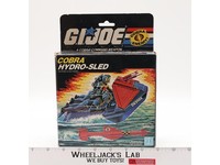 Cobra Hydro-Sled 100% Complete W/Box GI Joe 1986 Hasbro Action Figure Vehicle