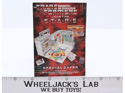 S.T.A.R.S. Special Offer G1 Transformers 1986 Vintage Robots In Disguise